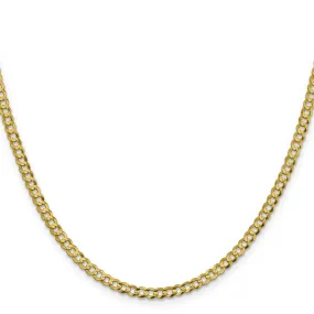 14K Gold Flat Cuban Chain