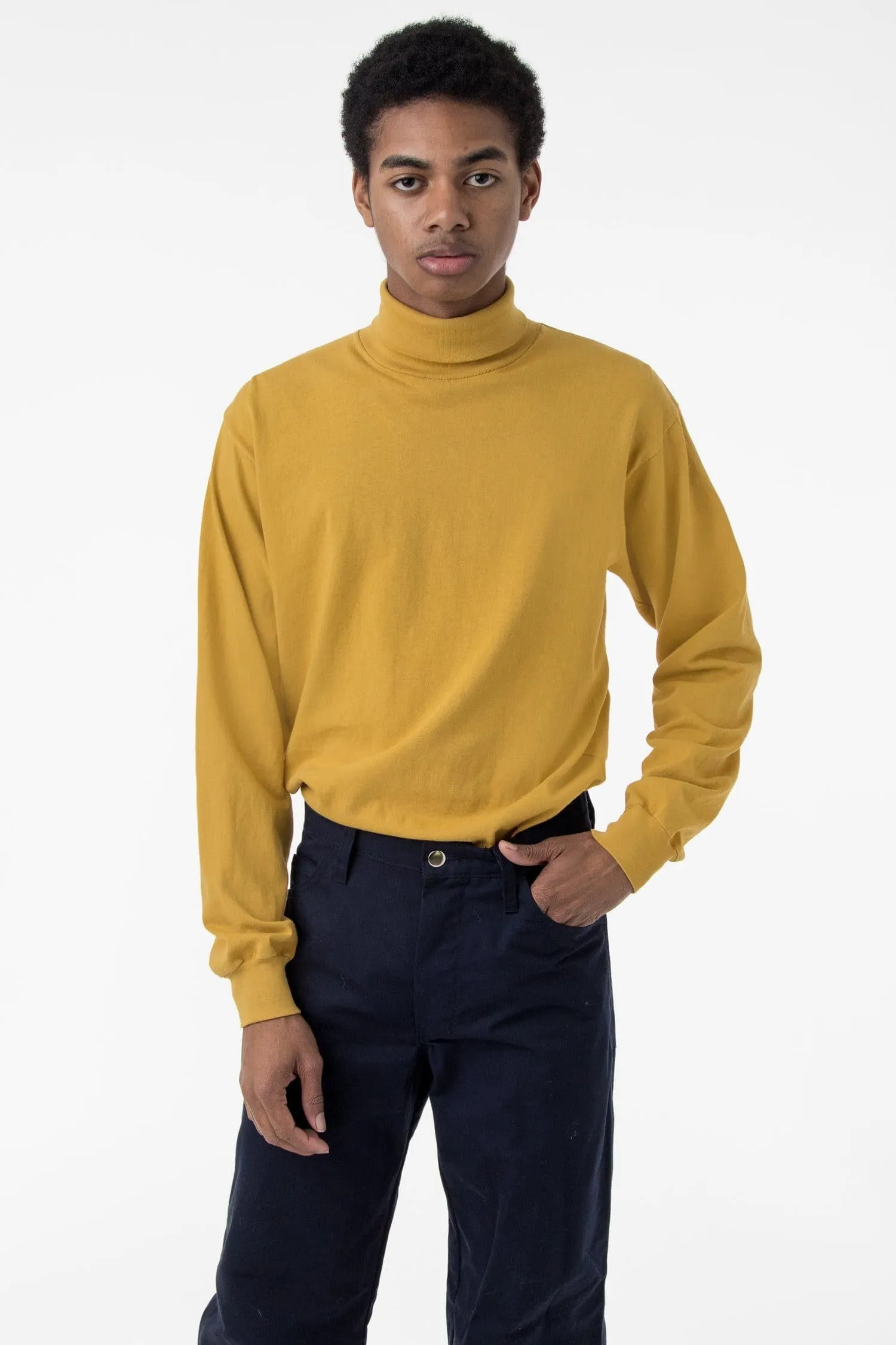 1811GD Mix - Long Sleeve Garment Dye Turtleneck