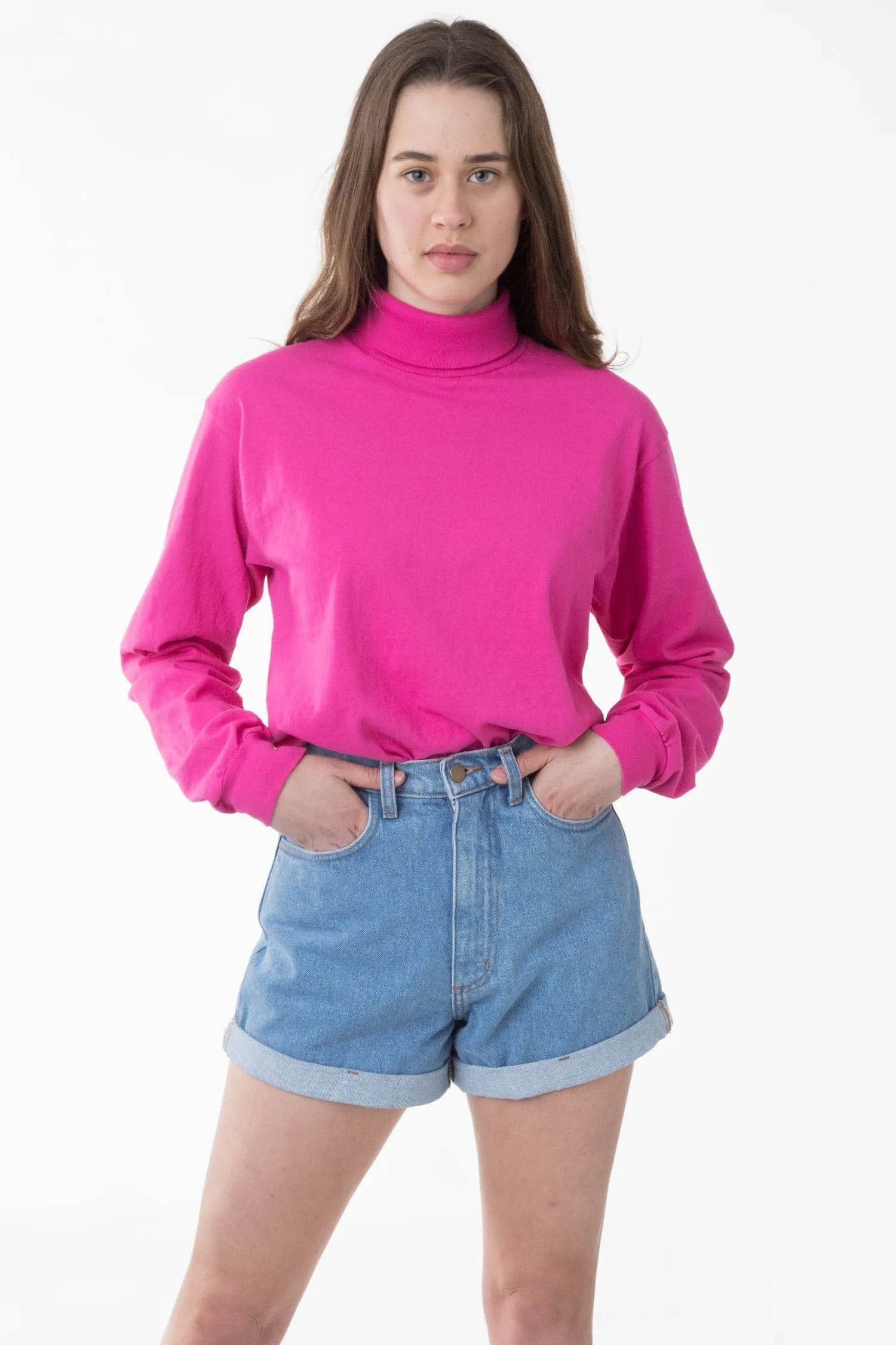 1811GD Unisex - Long Sleeve Garment Dye Turtleneck