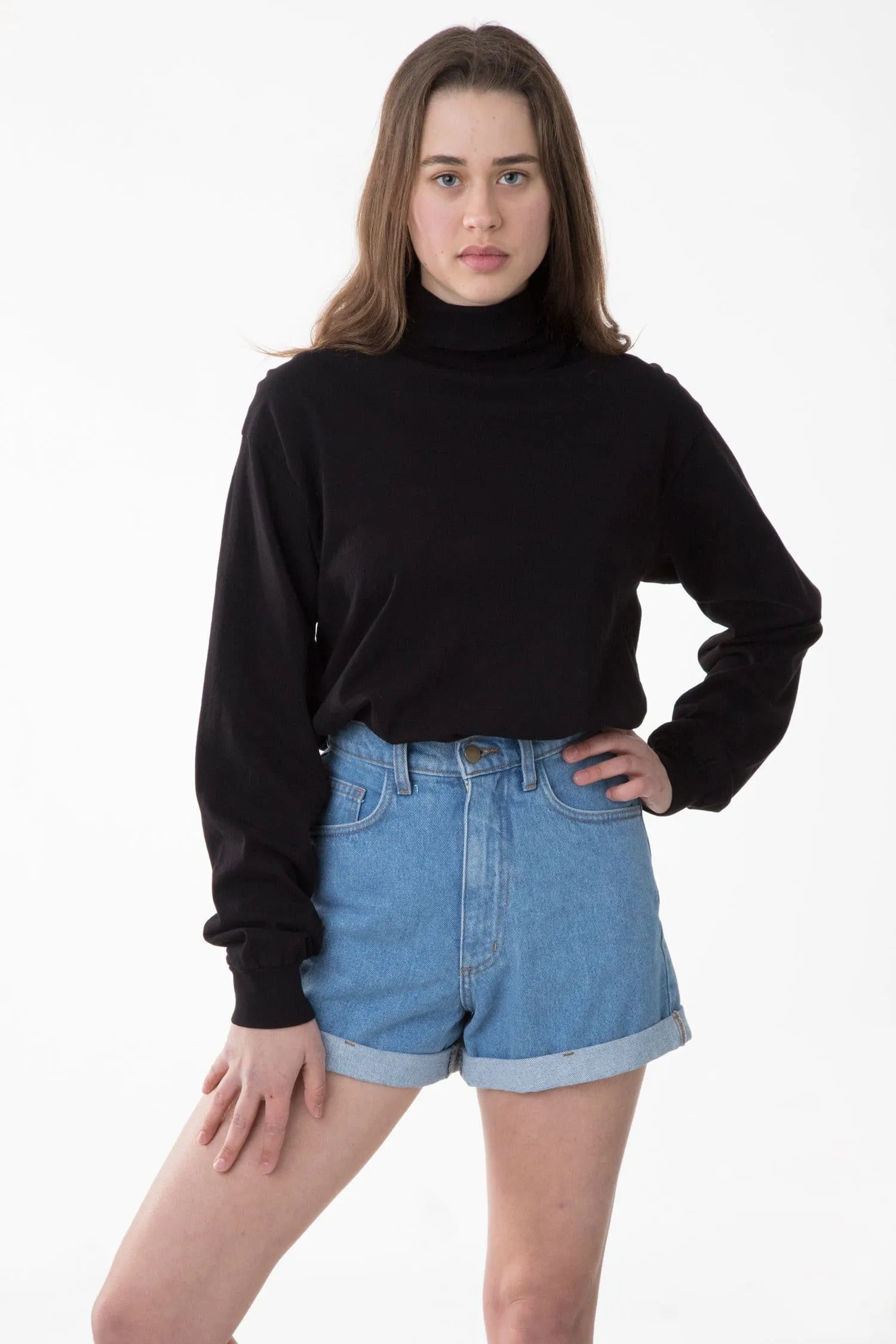 1811GD Unisex - Long Sleeve Garment Dye Turtleneck