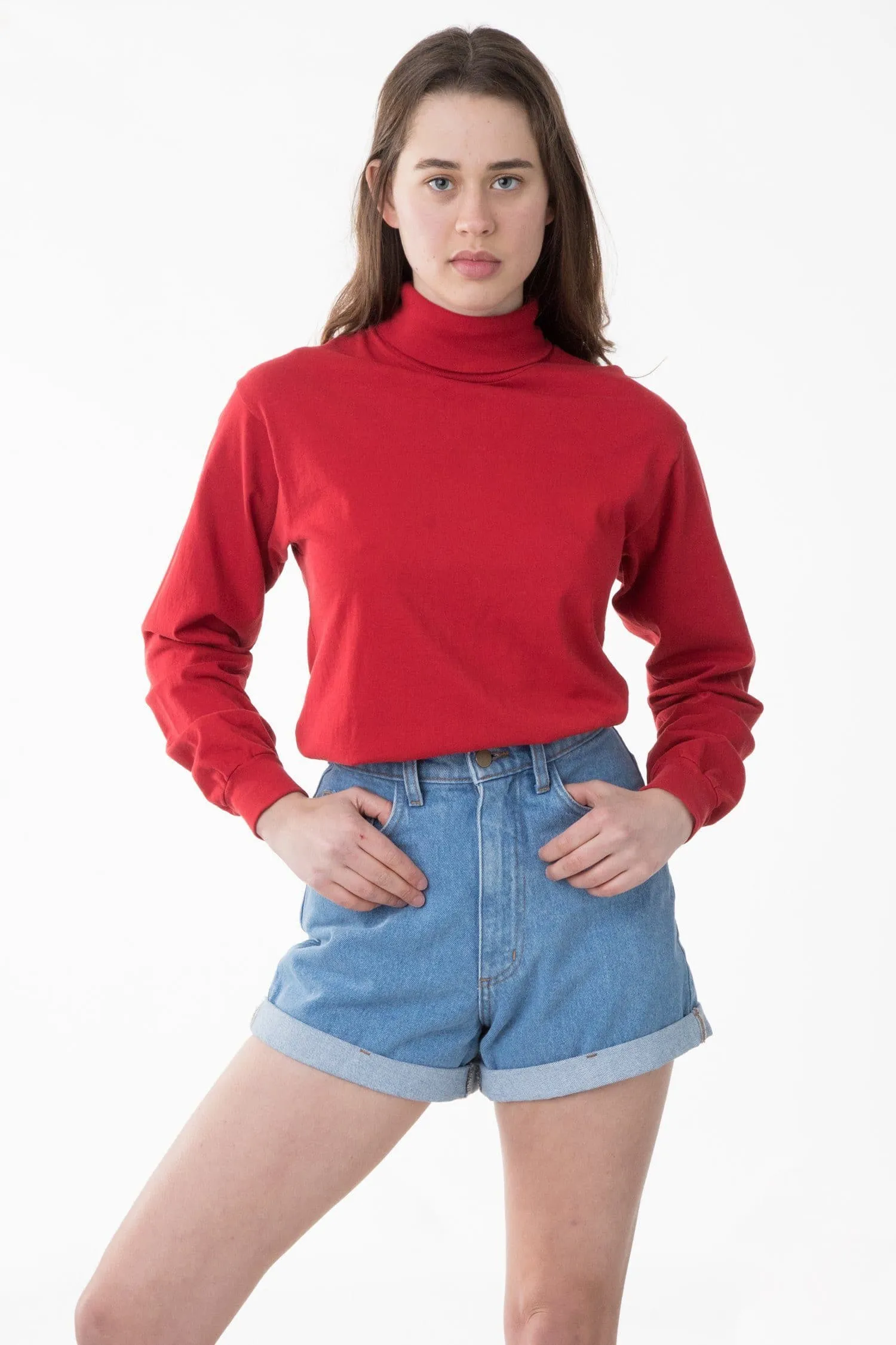 1811GD Unisex - Long Sleeve Garment Dye Turtleneck