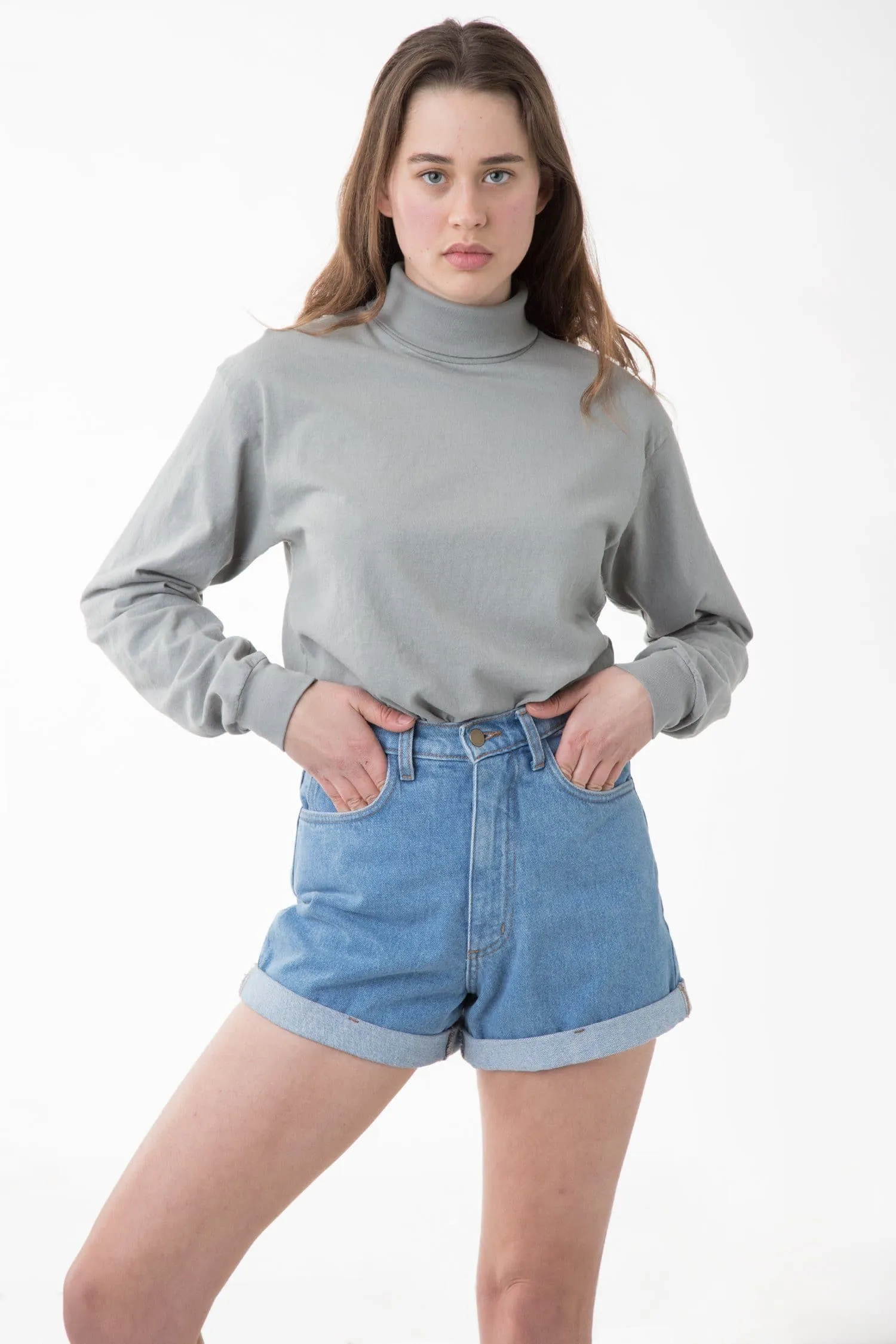 1811GD Unisex - Long Sleeve Garment Dye Turtleneck