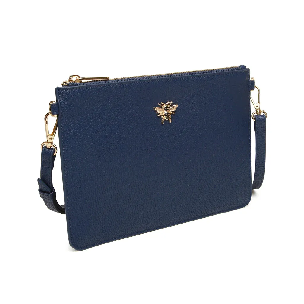 5757- Navy Ealing Phone/Clutch Wallet - Alice Wheeler