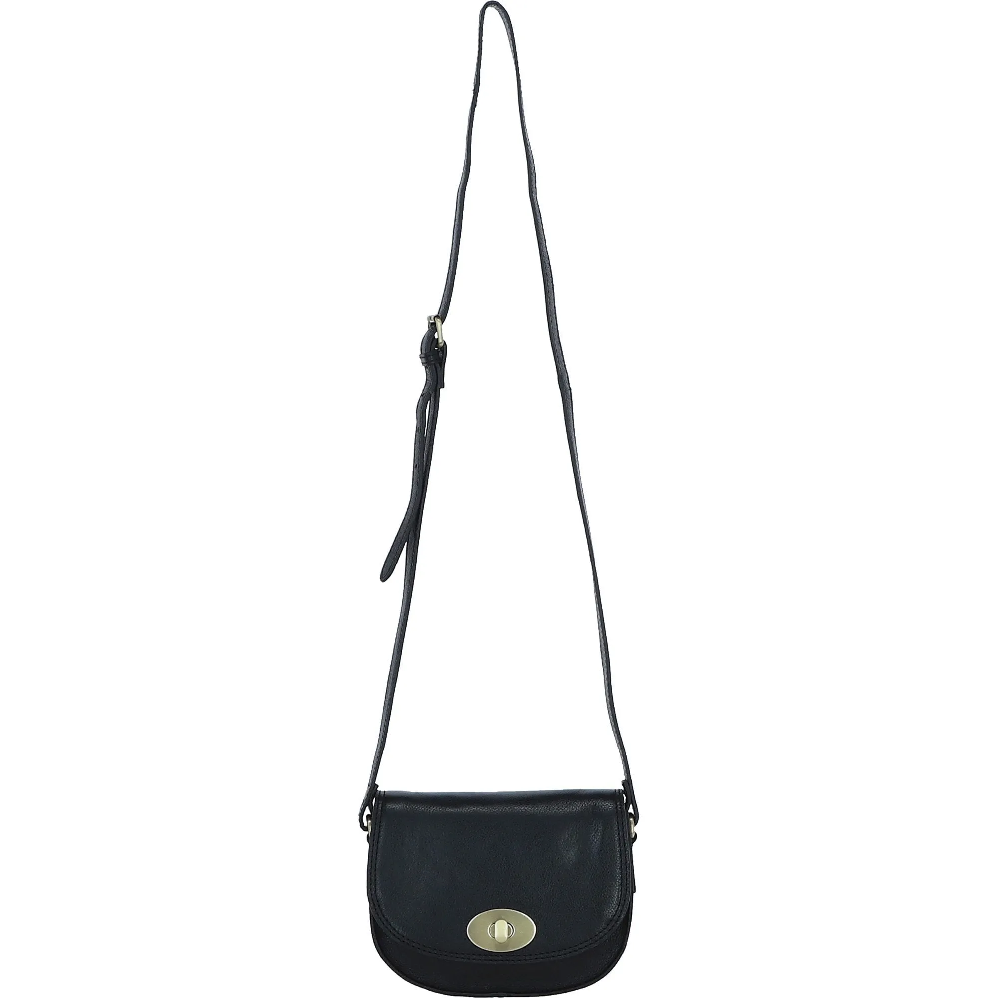 Ashwood Leather Vintage Crossbody Bag Black: M-90