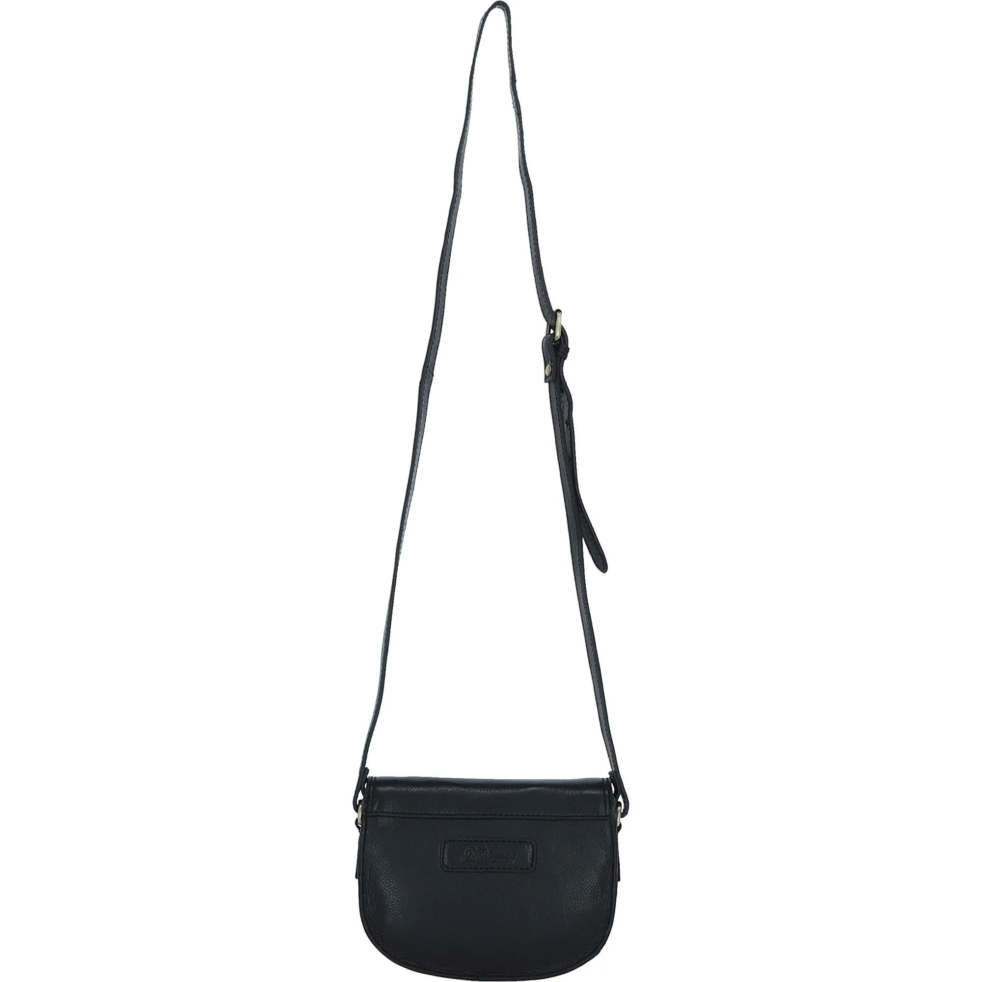 Ashwood Leather Vintage Crossbody Bag Black: M-90