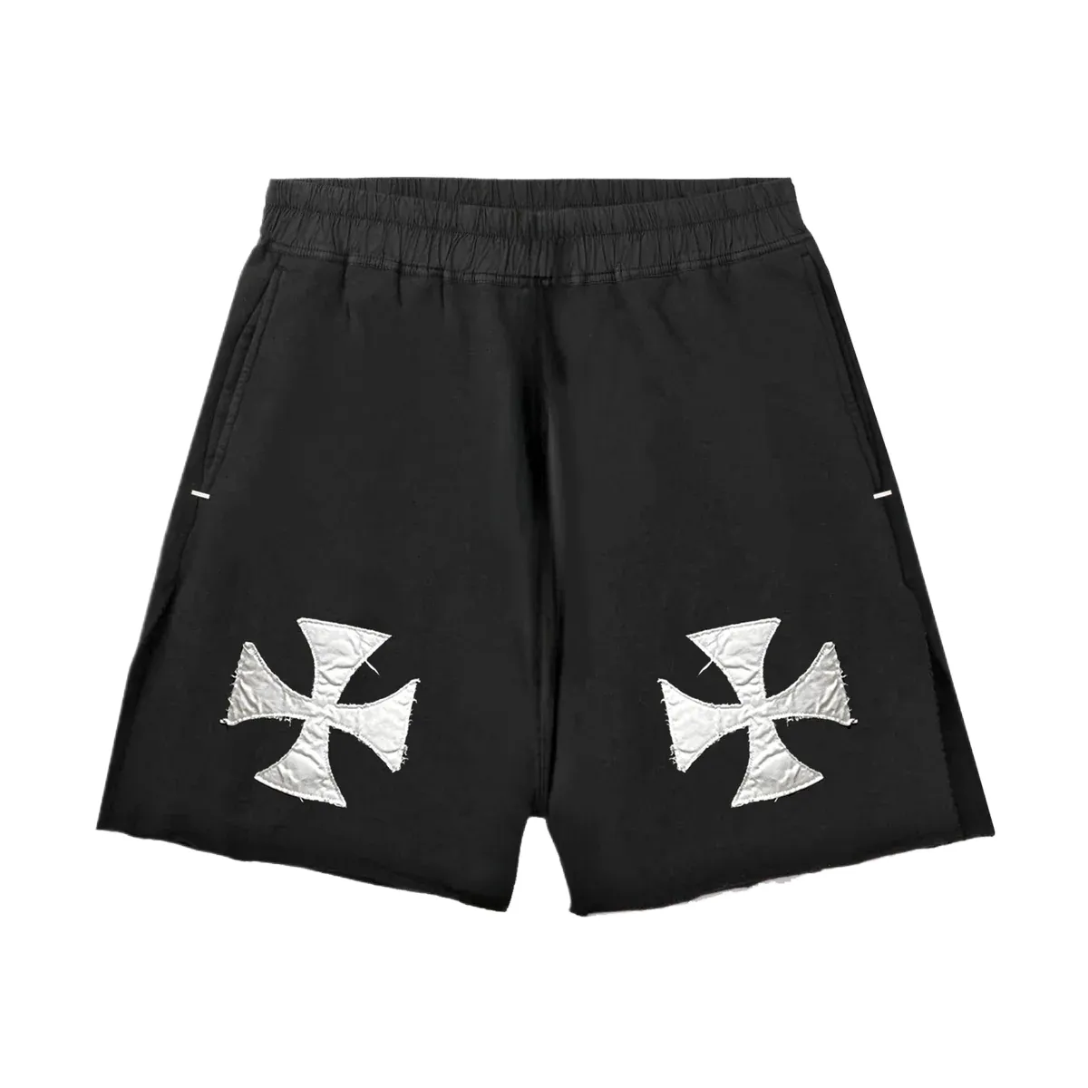 ASKYURSELF - RAW CROSS FLEECE SHORTS