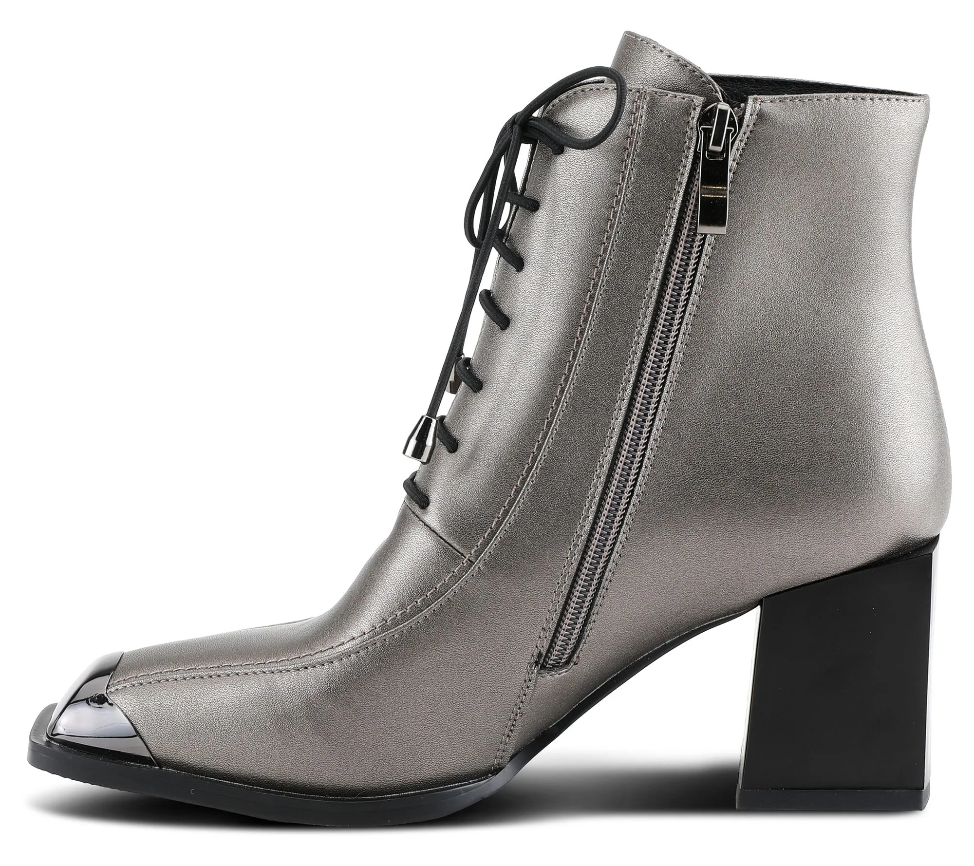 Azura by Spring Step Leather Fashion Booties -Thatgirl