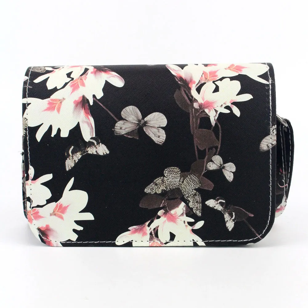 Bags Handbags Women Famous s Butterfly Flower Print PU Leather Shoulder Messenger Bag bolsos femenina