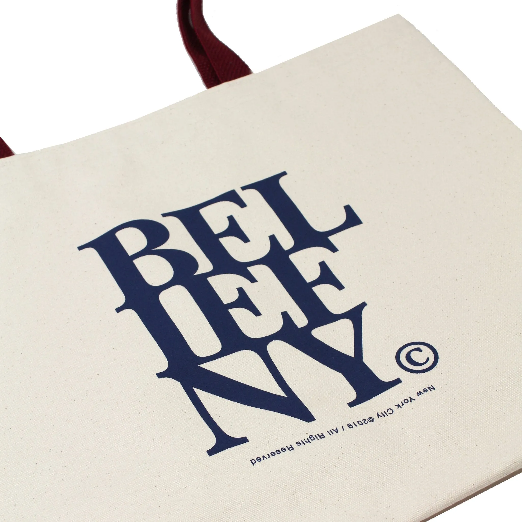 Belief NYC Stacked Tote Bag Natural/Navy