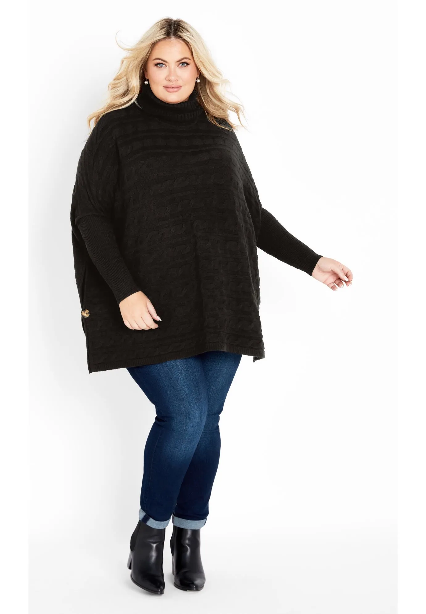 Bella Poncho Sweater