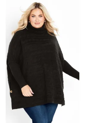 Bella Poncho Sweater