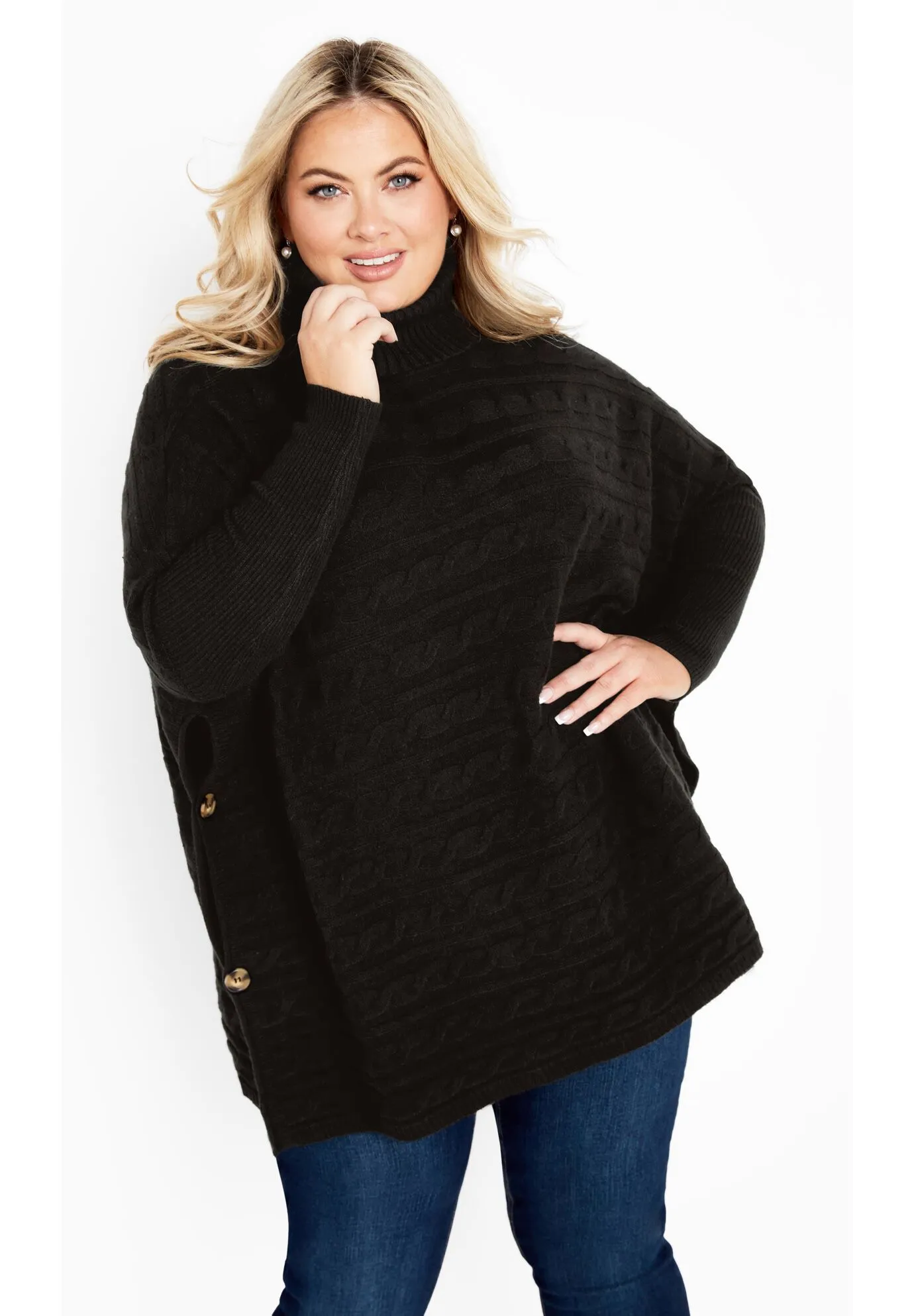 Bella Poncho Sweater