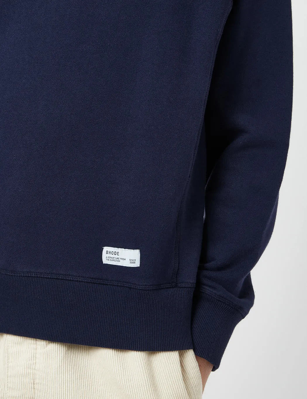 Bhode Archive Sweatshirt (Organic) - Peacoat Blue