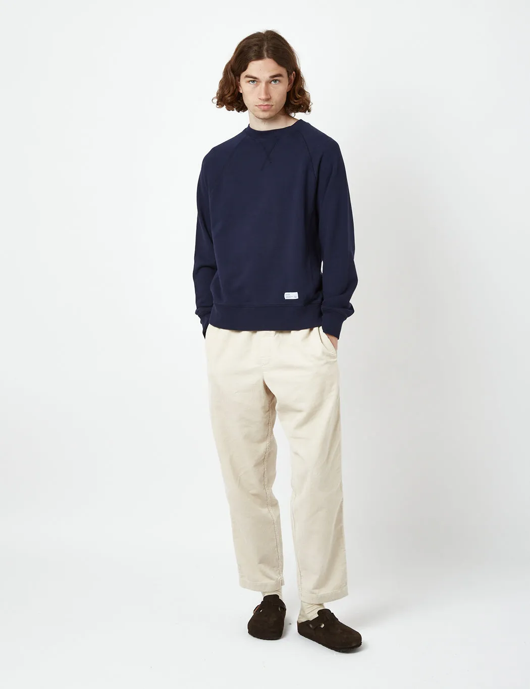 Bhode Archive Sweatshirt (Organic) - Peacoat Blue