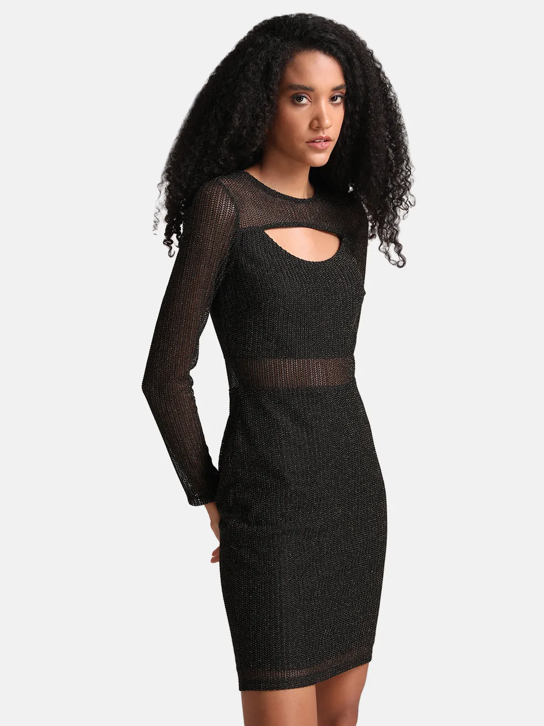 Bodycon Mini Dress With Cut-Out