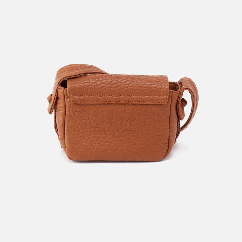 Bonita Mini Messenger Crossbody | Bubble Pebbled Leather