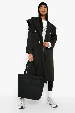 Boxy Oversized Trench Coat