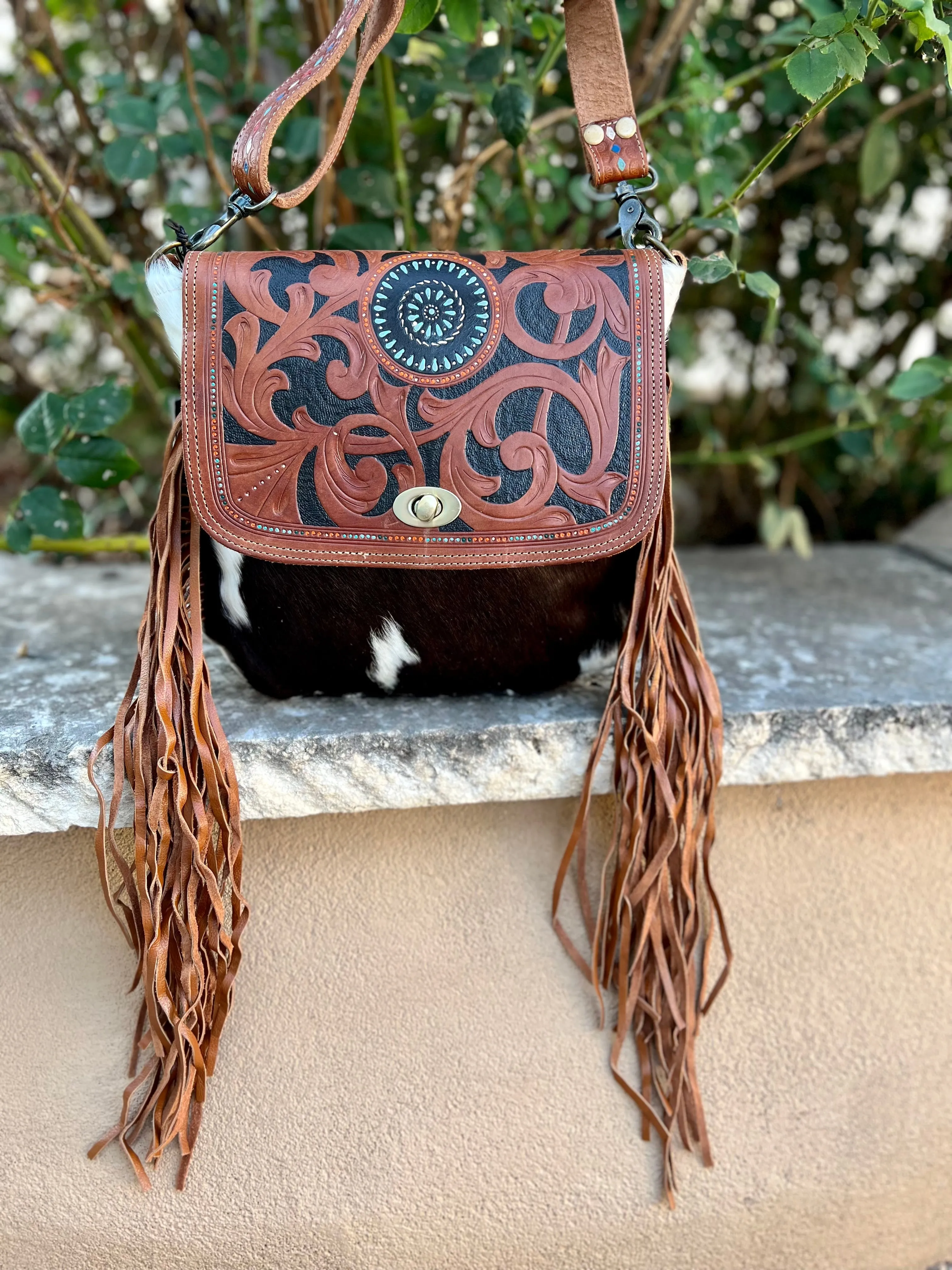 Broken Bough Tooled Bag