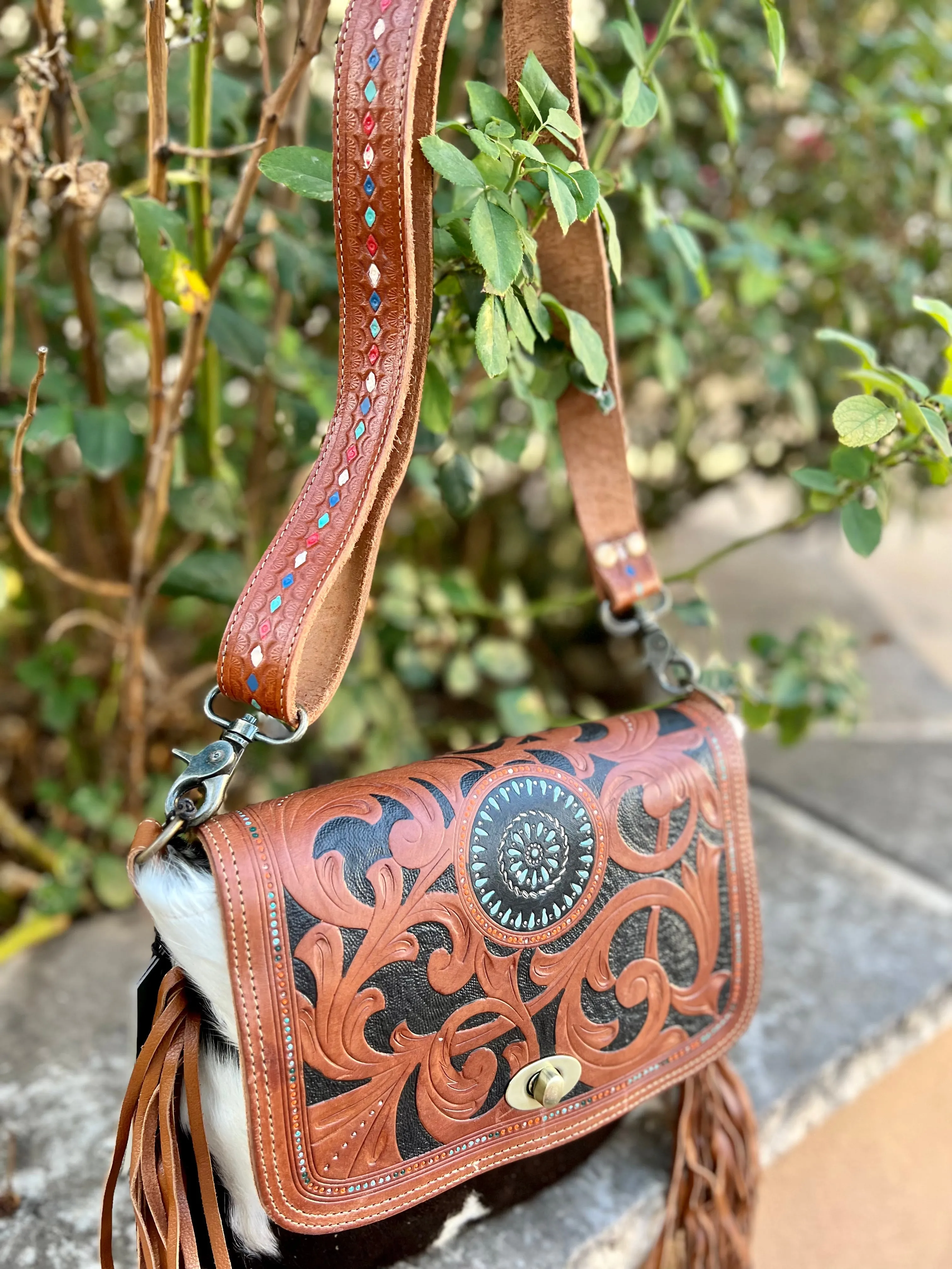 Broken Bough Tooled Bag