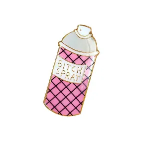 B*tch Hair Spray Lapel Pin