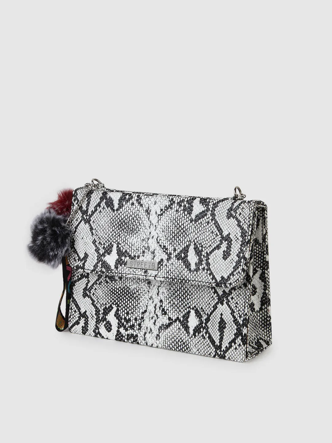 B&W Snake Clutch