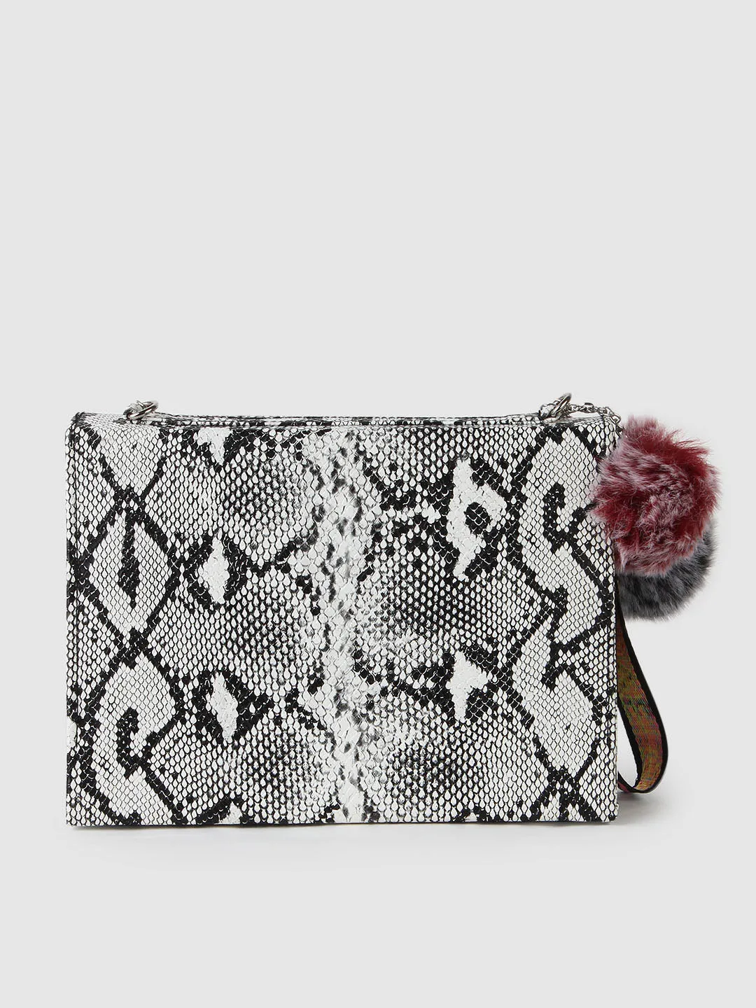 B&W Snake Clutch