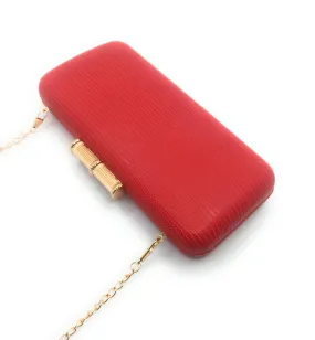 Cartera De Mano Bolso Fiesta · Bambú Rojo