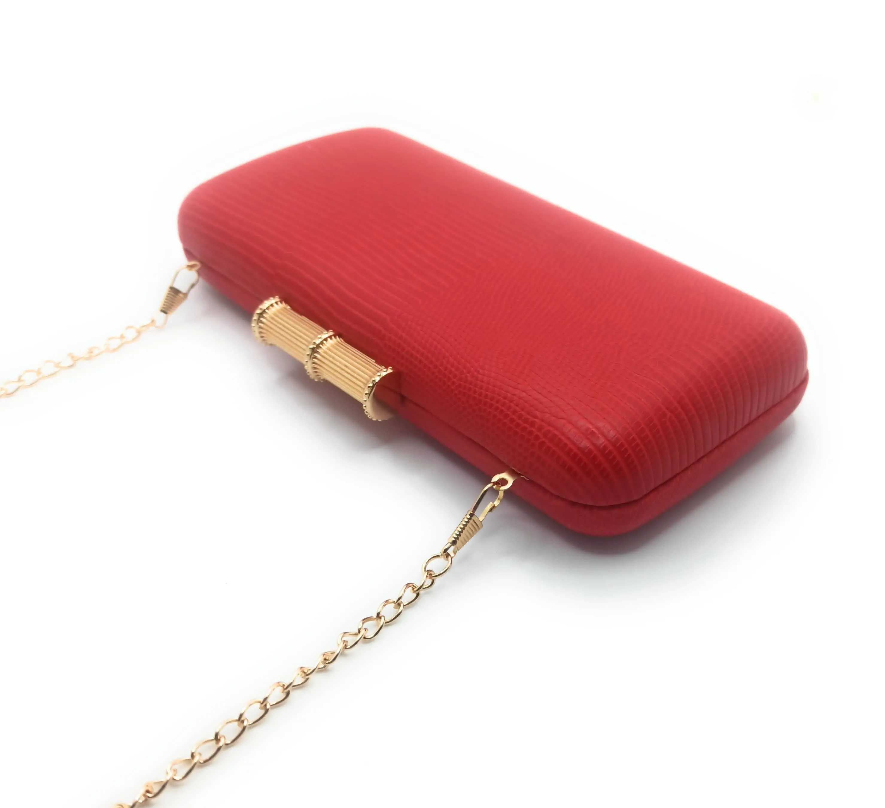 Cartera De Mano Bolso Fiesta · Bambú Rojo