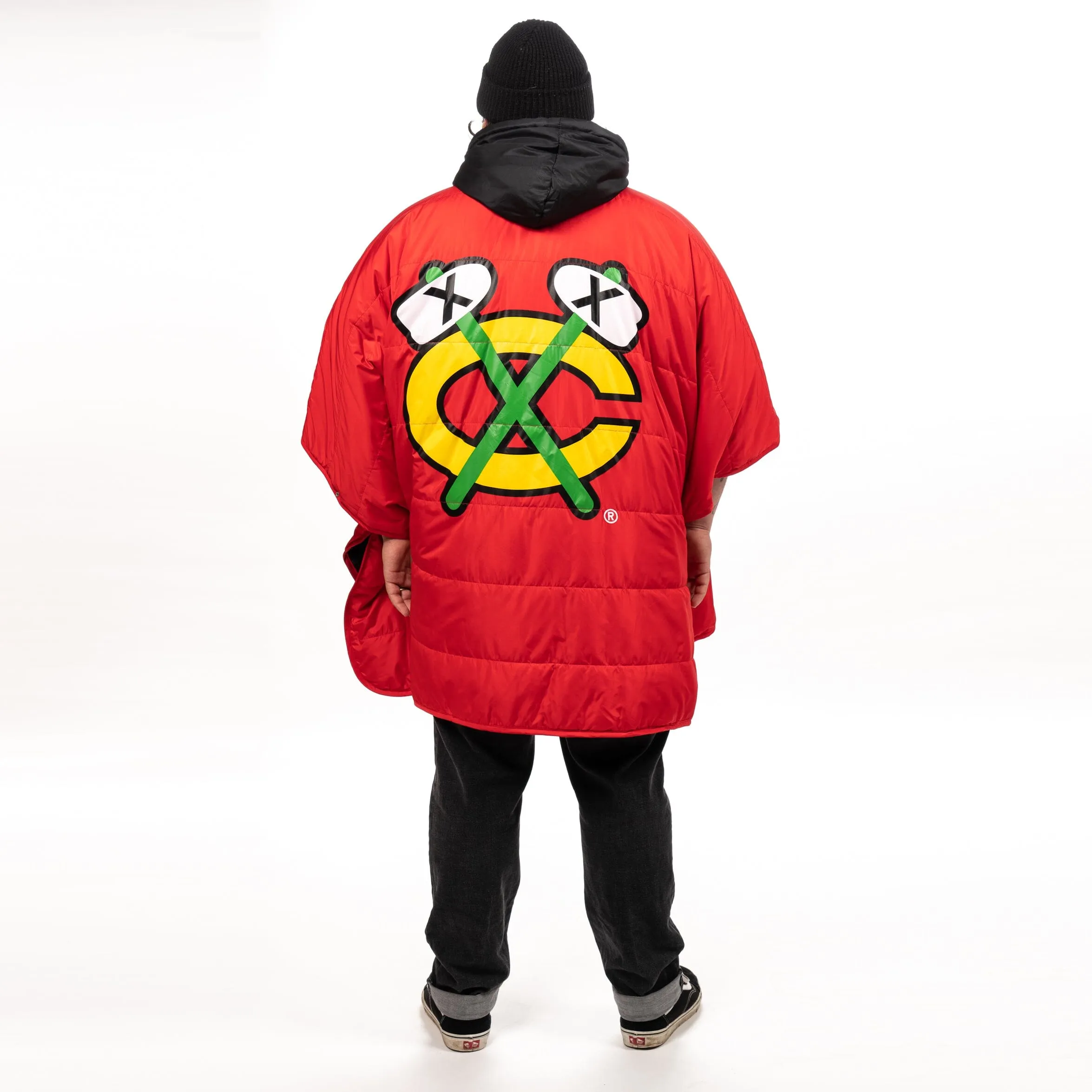 Chicago Blackhawks Hockey Poncho