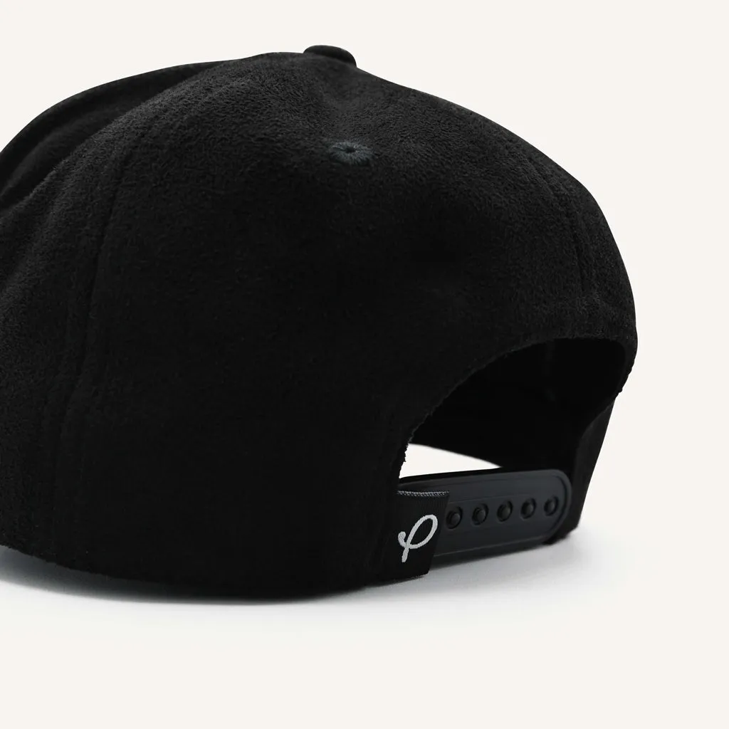 Classic Suede P Logo Hat Black