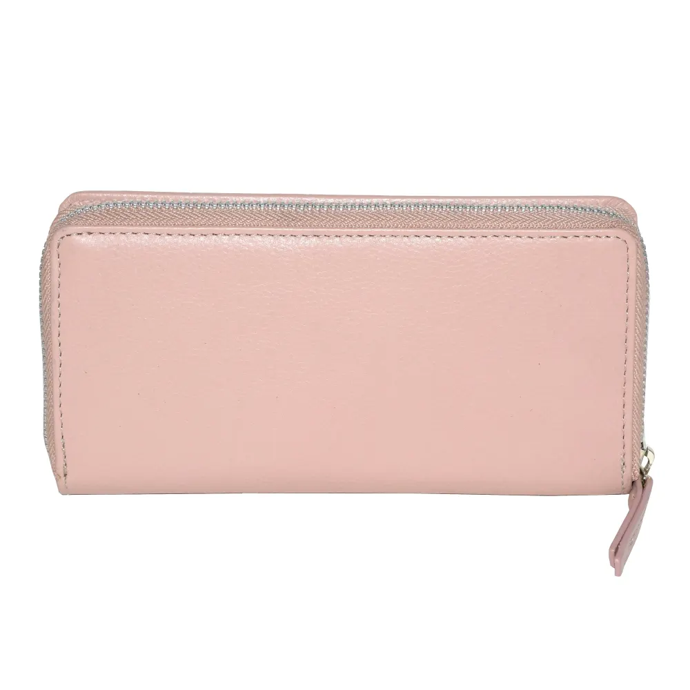 Club Rochelier Ladies' Zip Around Clutch Wallet with Tab