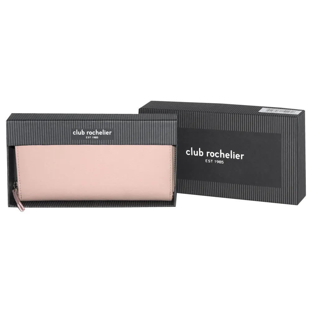 Club Rochelier Ladies' Zip Around Clutch Wallet with Tab