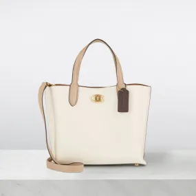 COACH Willow 24 Tote Bag - Chalk