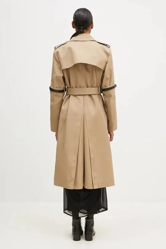 Coperni trench coat Hybrid Trench women’s beige color COPM21836