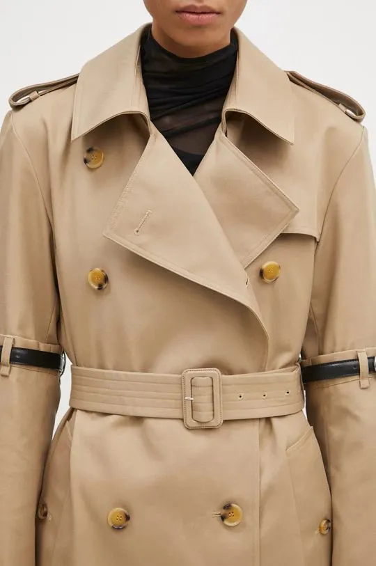 Coperni trench coat Hybrid Trench women’s beige color COPM21836