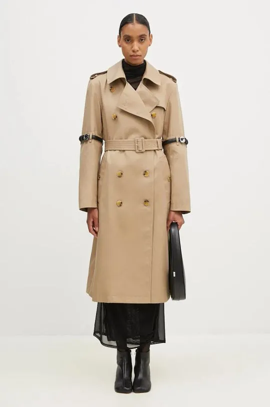 Coperni trench coat Hybrid Trench women’s beige color COPM21836