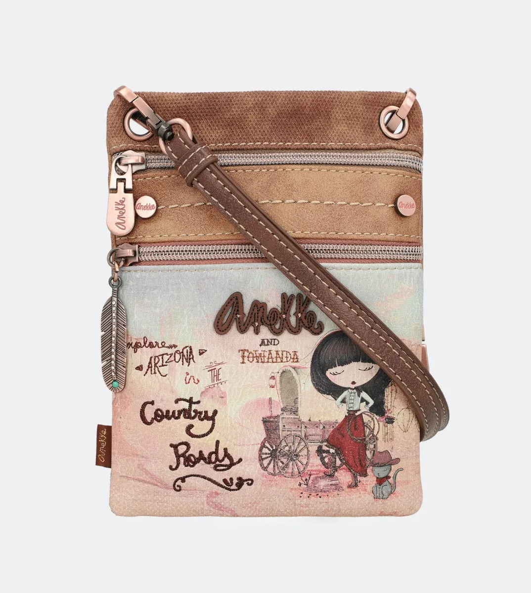 Country Roads mini crossbody bag