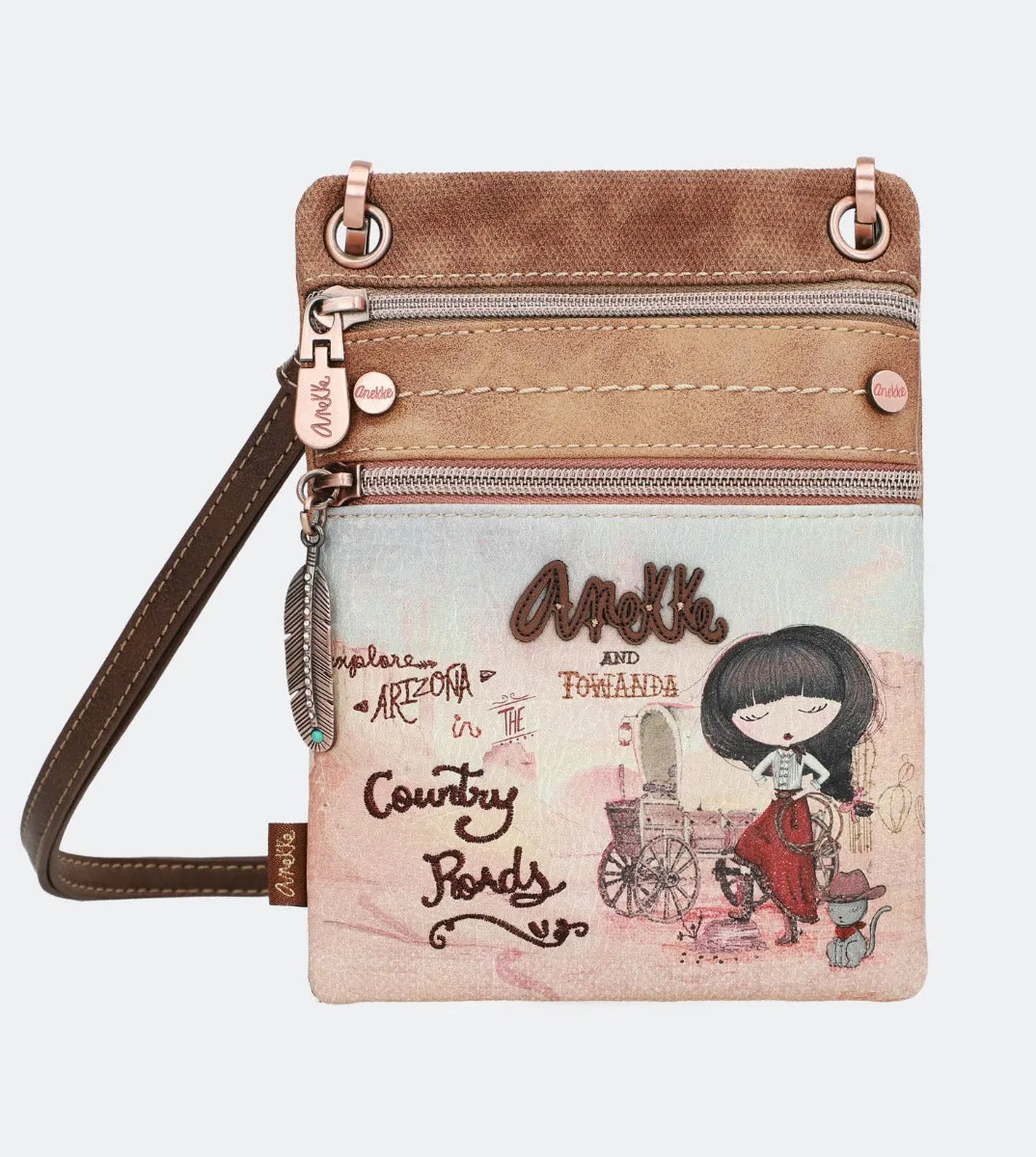 Country Roads mini crossbody bag