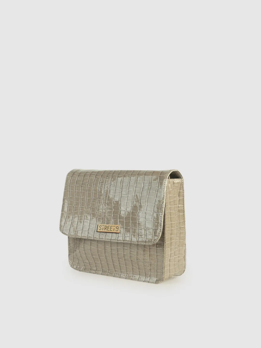 Croc Texture Clutch