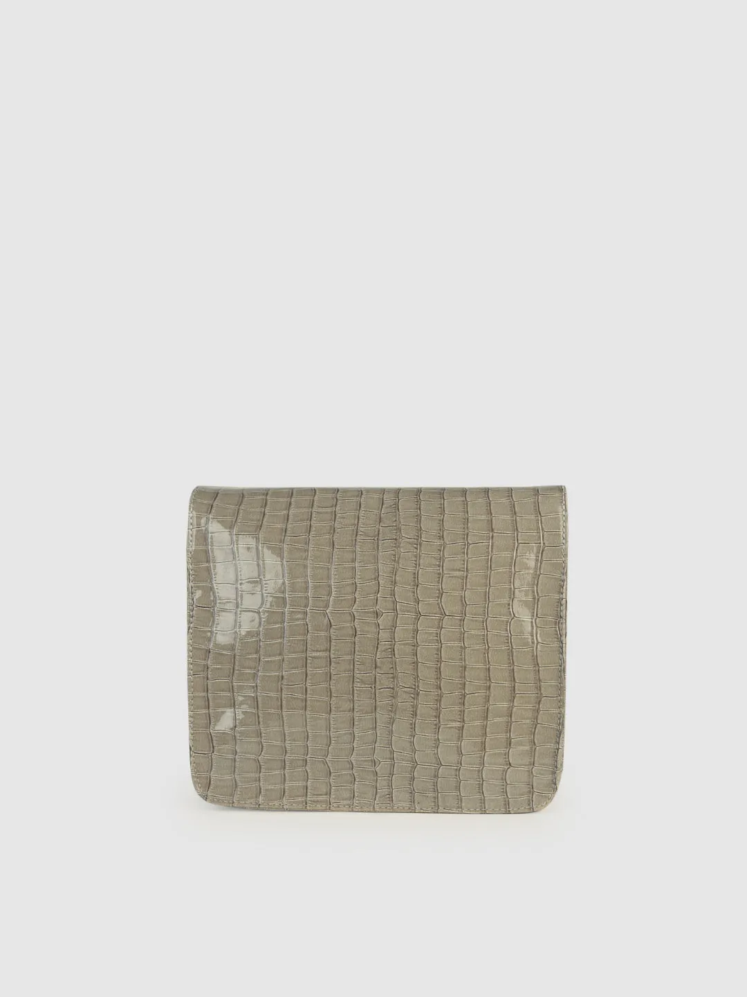 Croc Texture Clutch