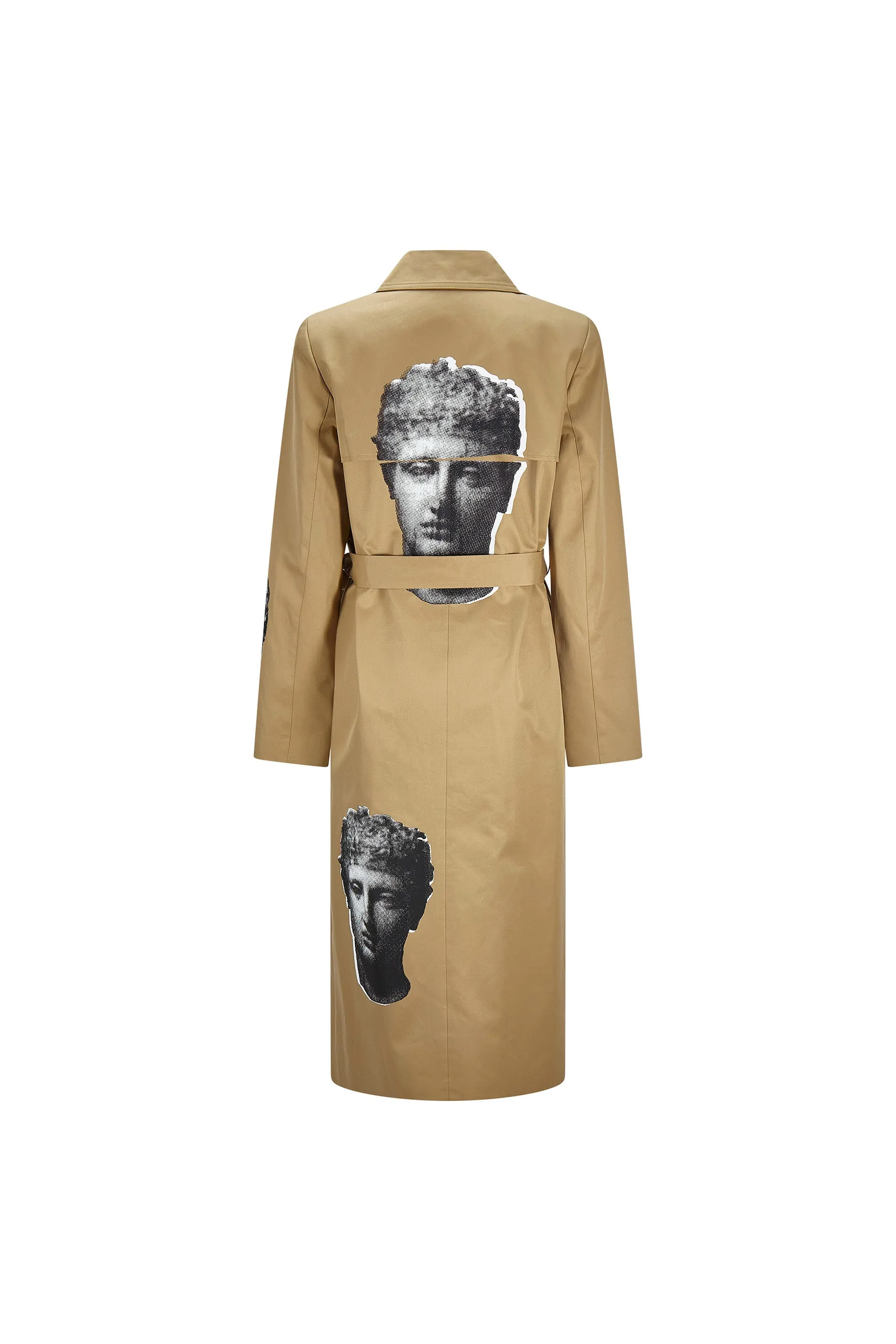 'CUPID AND PSYCHE' LONG LEAN TRENCH