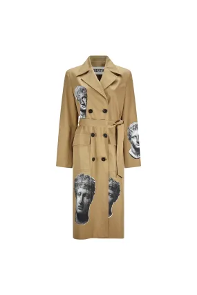 'CUPID AND PSYCHE' LONG LEAN TRENCH