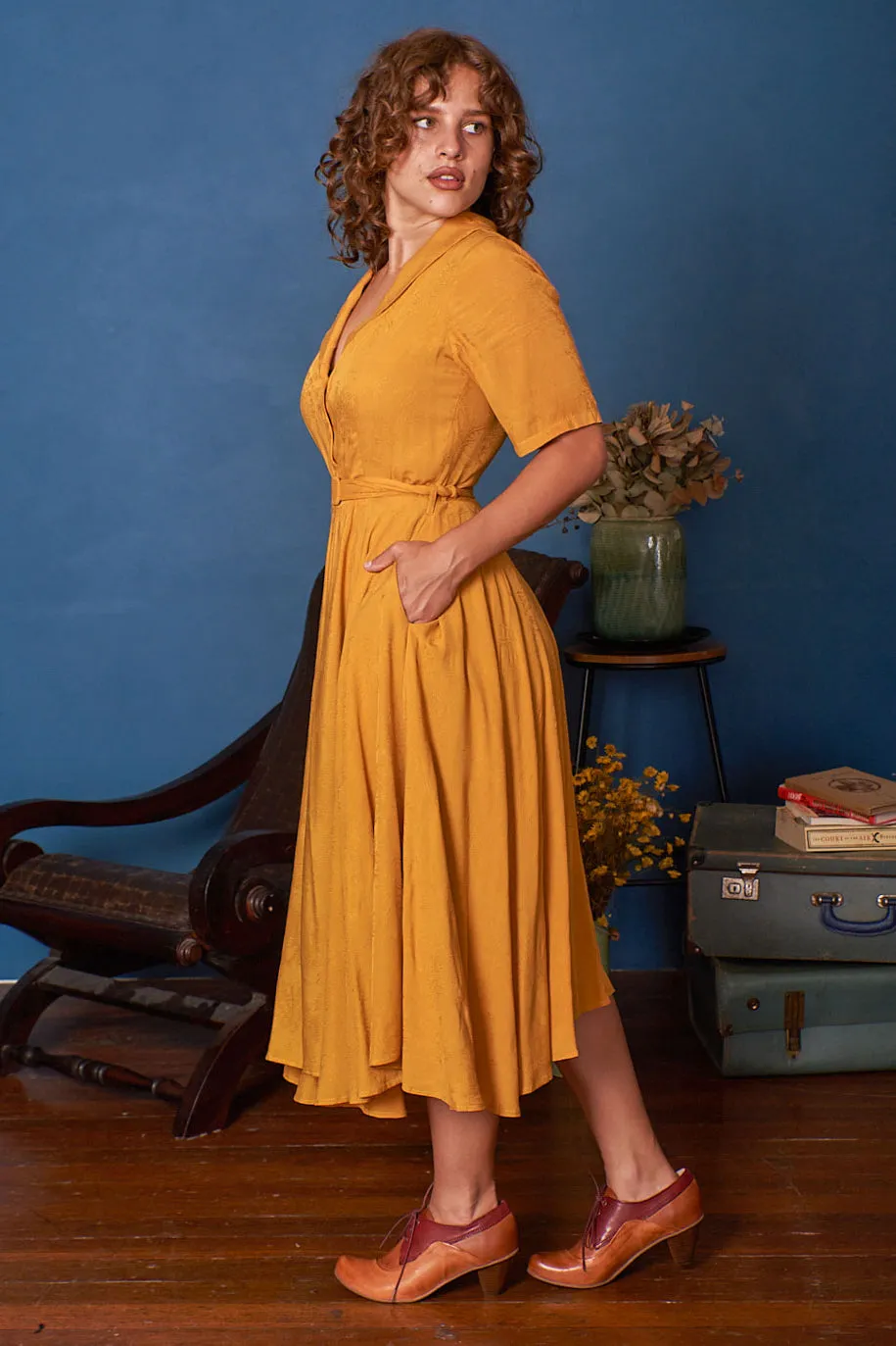 Dandelion Mustard Dress