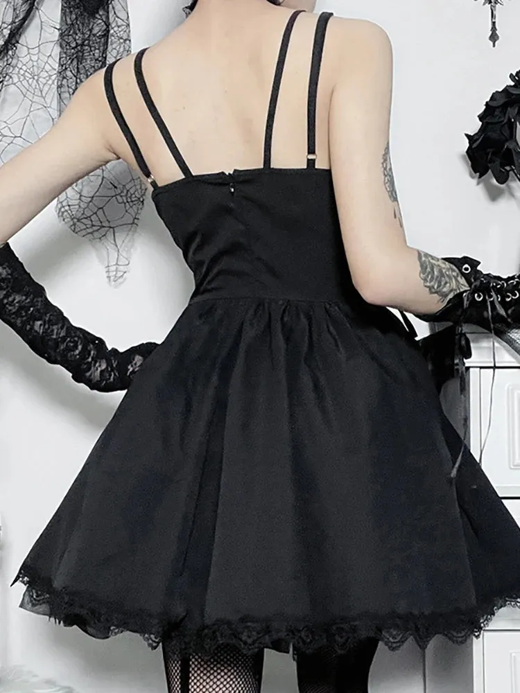 Dark Gothic Aesthetic Bandage Corset Dress