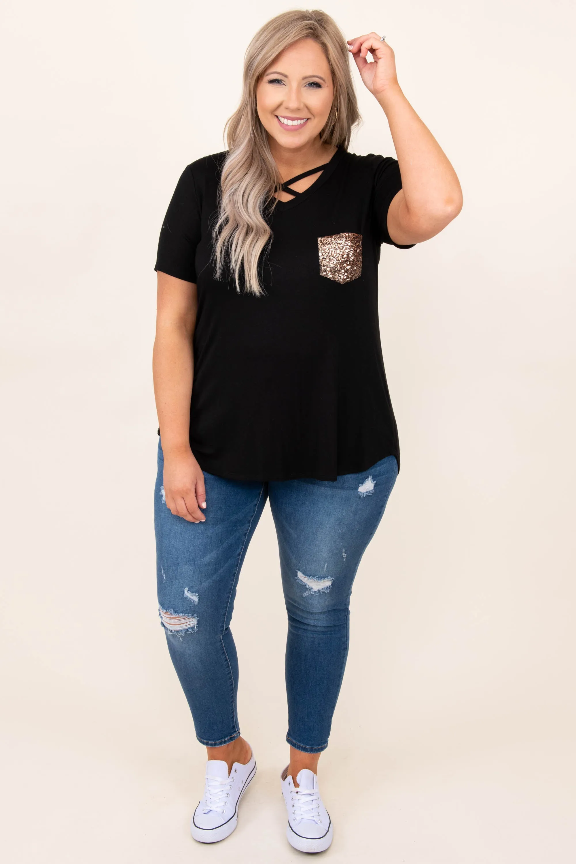 Darling Daydream Top, Black