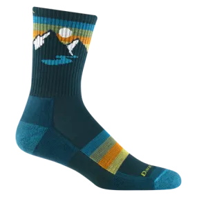 Darn Tough Men's Sunset Ridge Merino Wool Hiking Micro Crew Socks