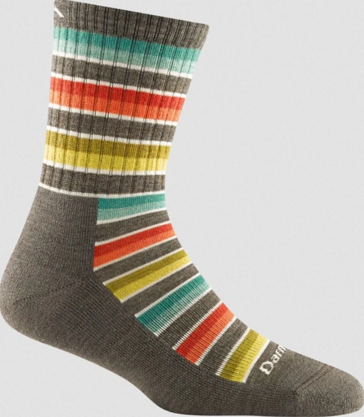 Darn Tough Women's Decade Stripe Micro Crew Midweight Cushion Hiking Sock