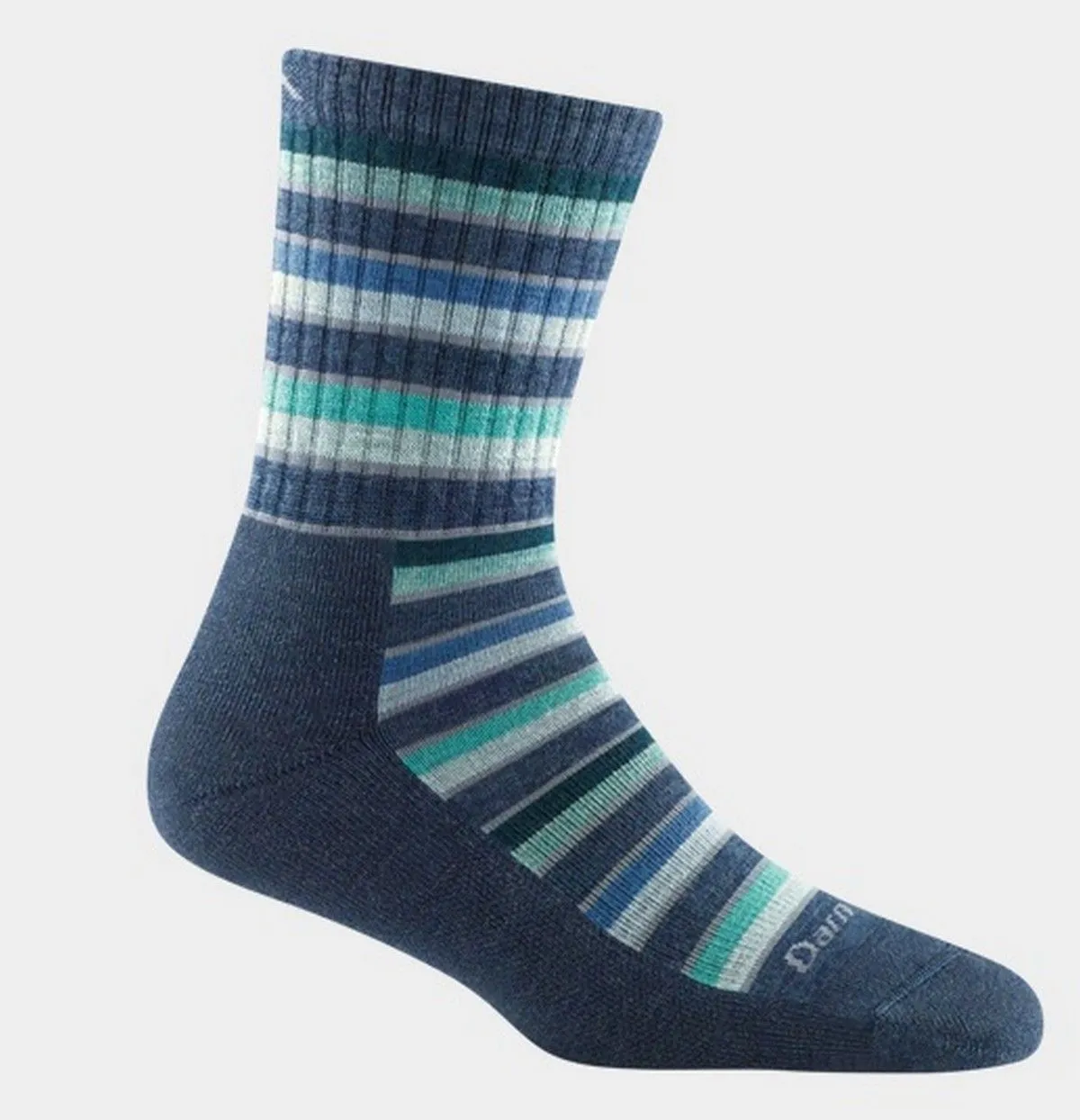 Darn Tough Women's Decade Stripe Micro Crew Midweight Cushion Hiking Sock