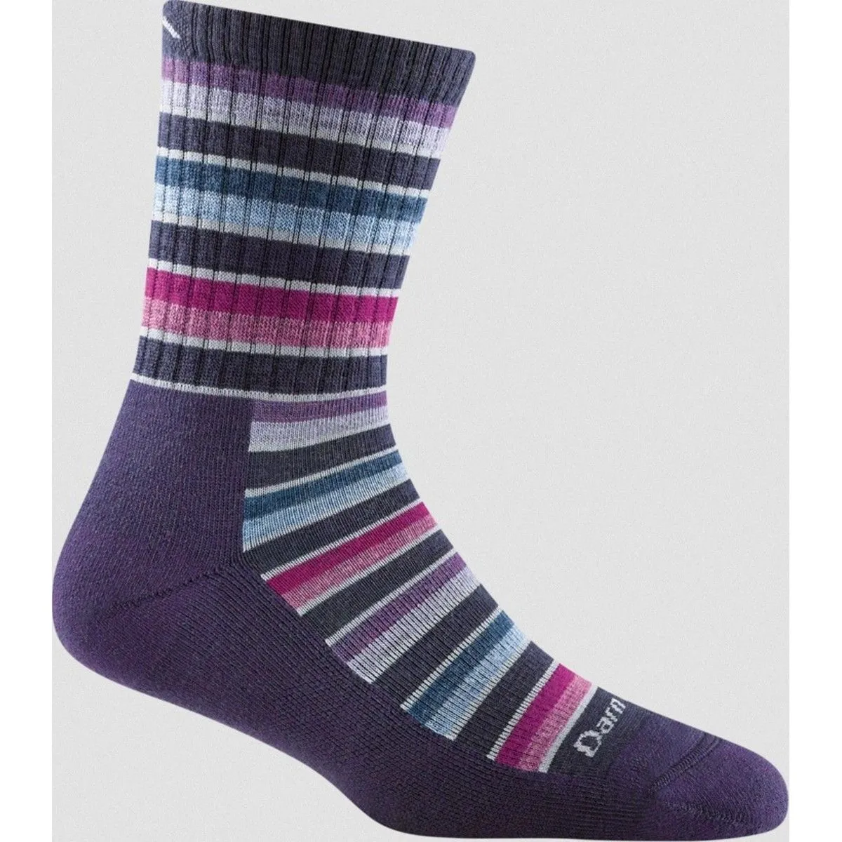 Darn Tough Women's Decade Stripe Micro Crew Midweight Cushion Hiking Sock