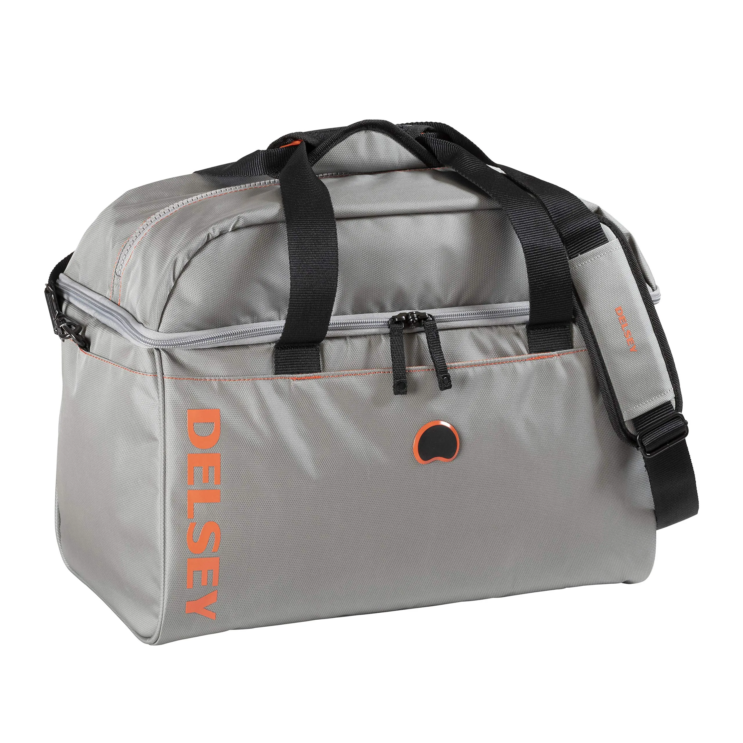 DELSEY Paris DELSEY Paris Egoa Travel Duffel Bag Made from 100% Recycled Materials, Light Gray, 18 Inch